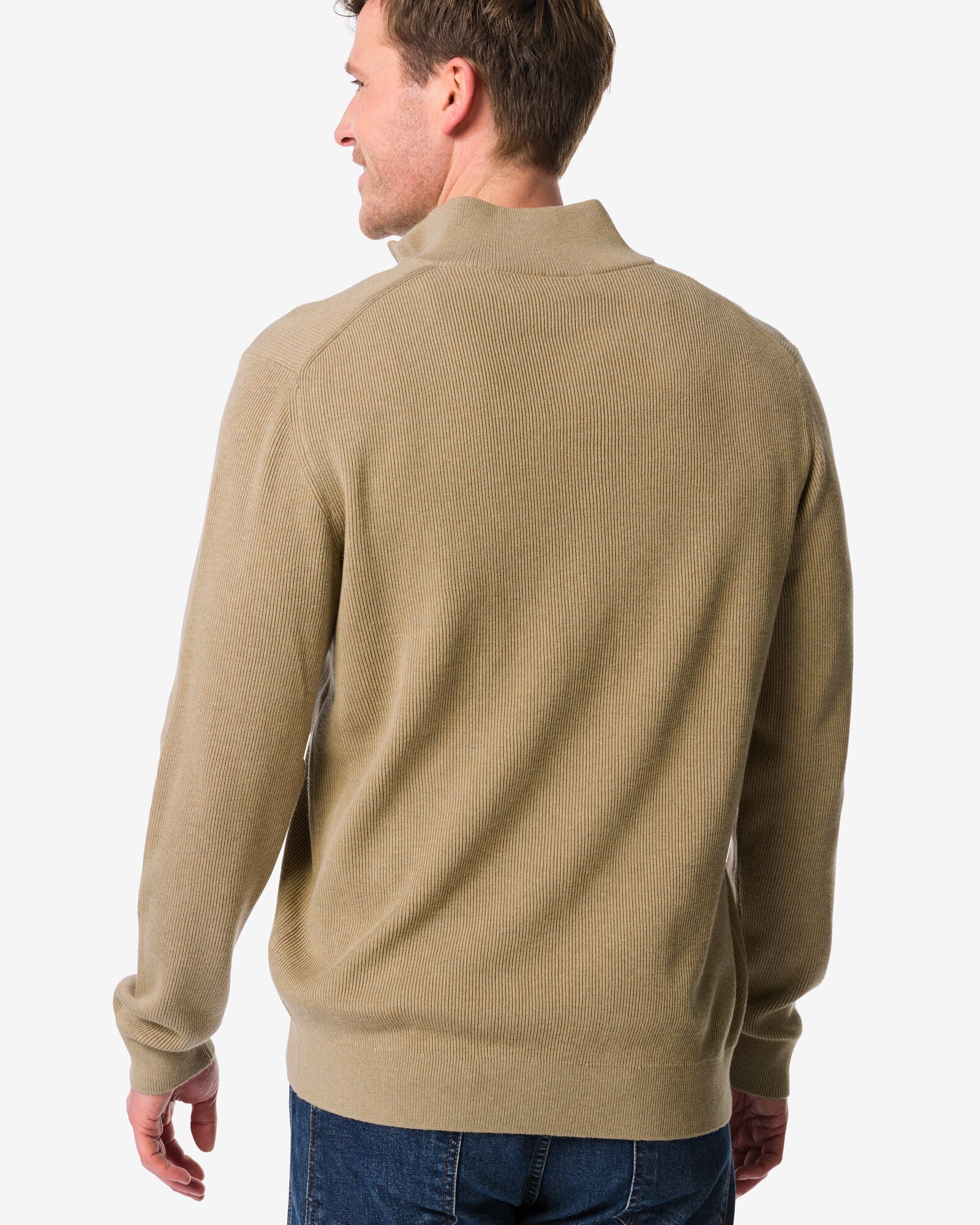 pull homme Kick c&ocirc;tel&eacute; beige beige - 2172060BEIGE - HEMA