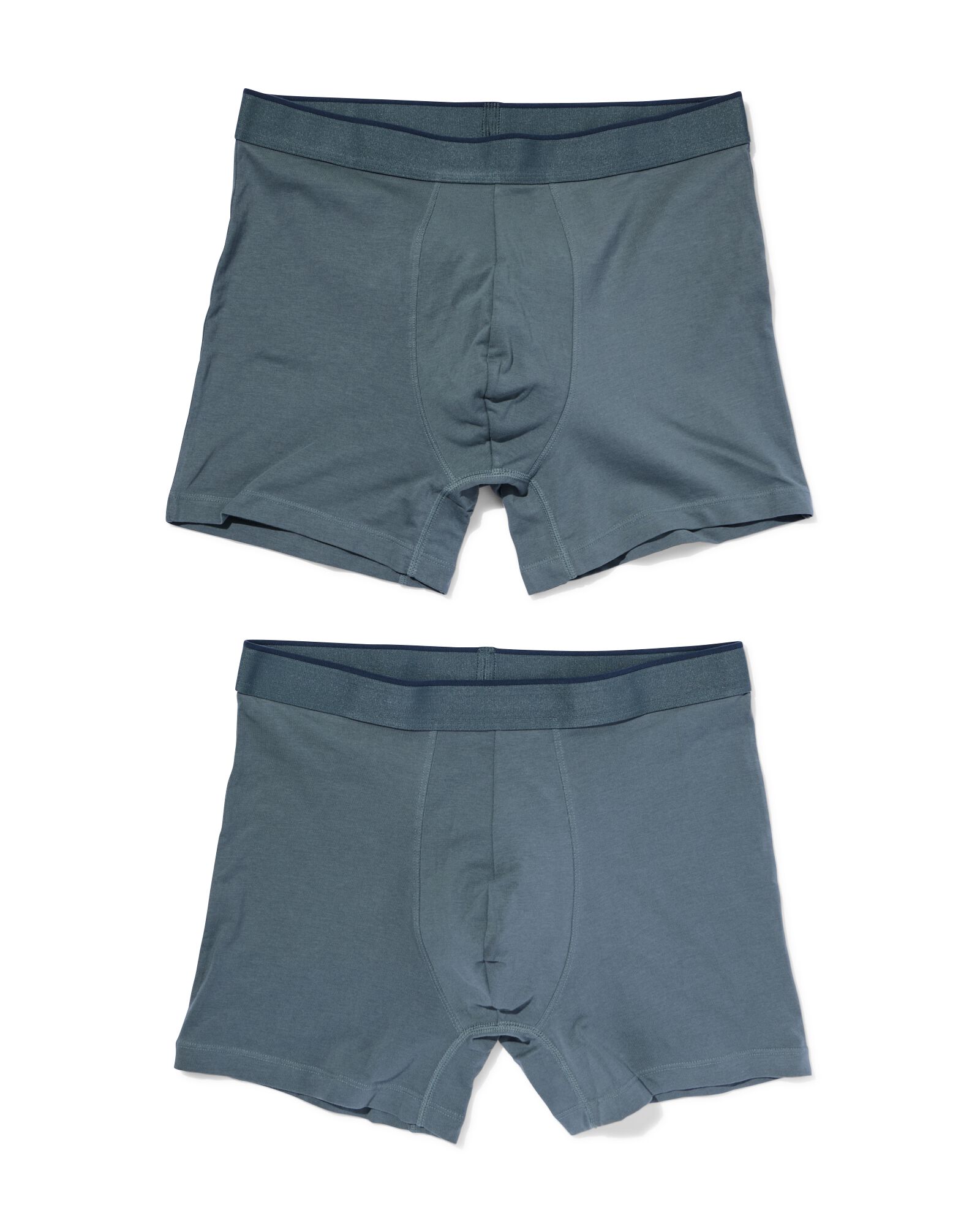 herenboxers perfect comfort - 2 stuks groen groen - 19190360GREEN - HEMA
