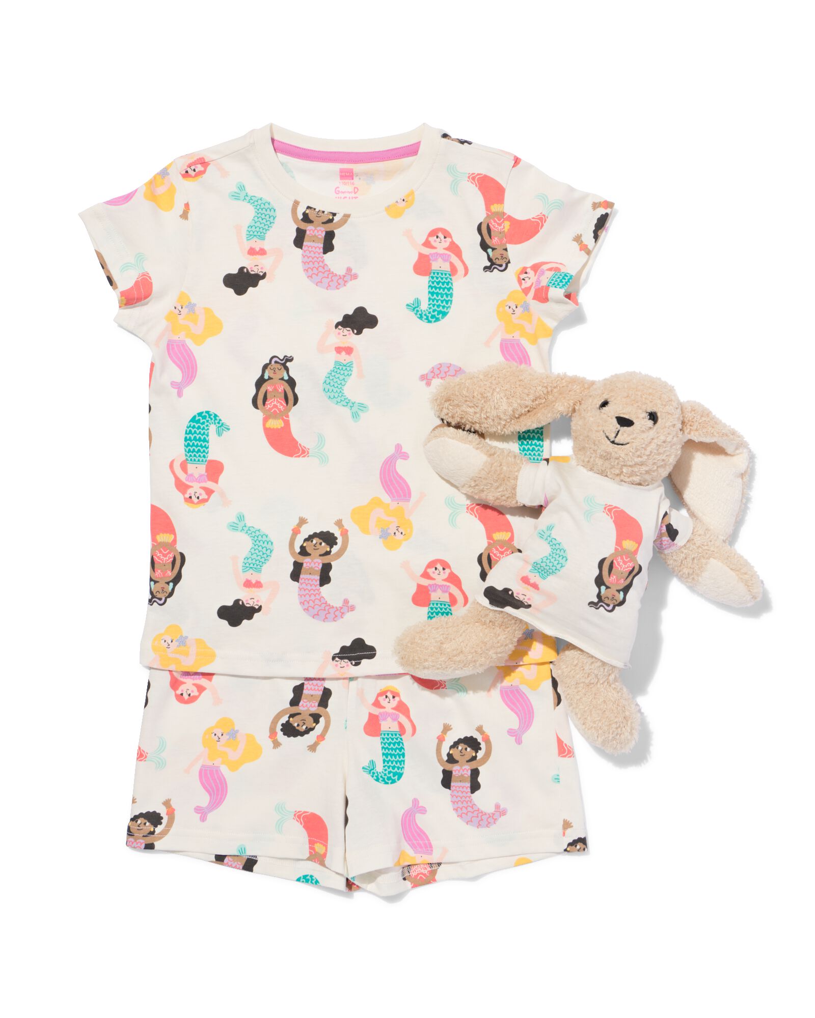 pyjacourt enfant sir&egrave;ne blanc cass&eacute; blanc cass&eacute; - 23002860OFFWHITE - HEMA