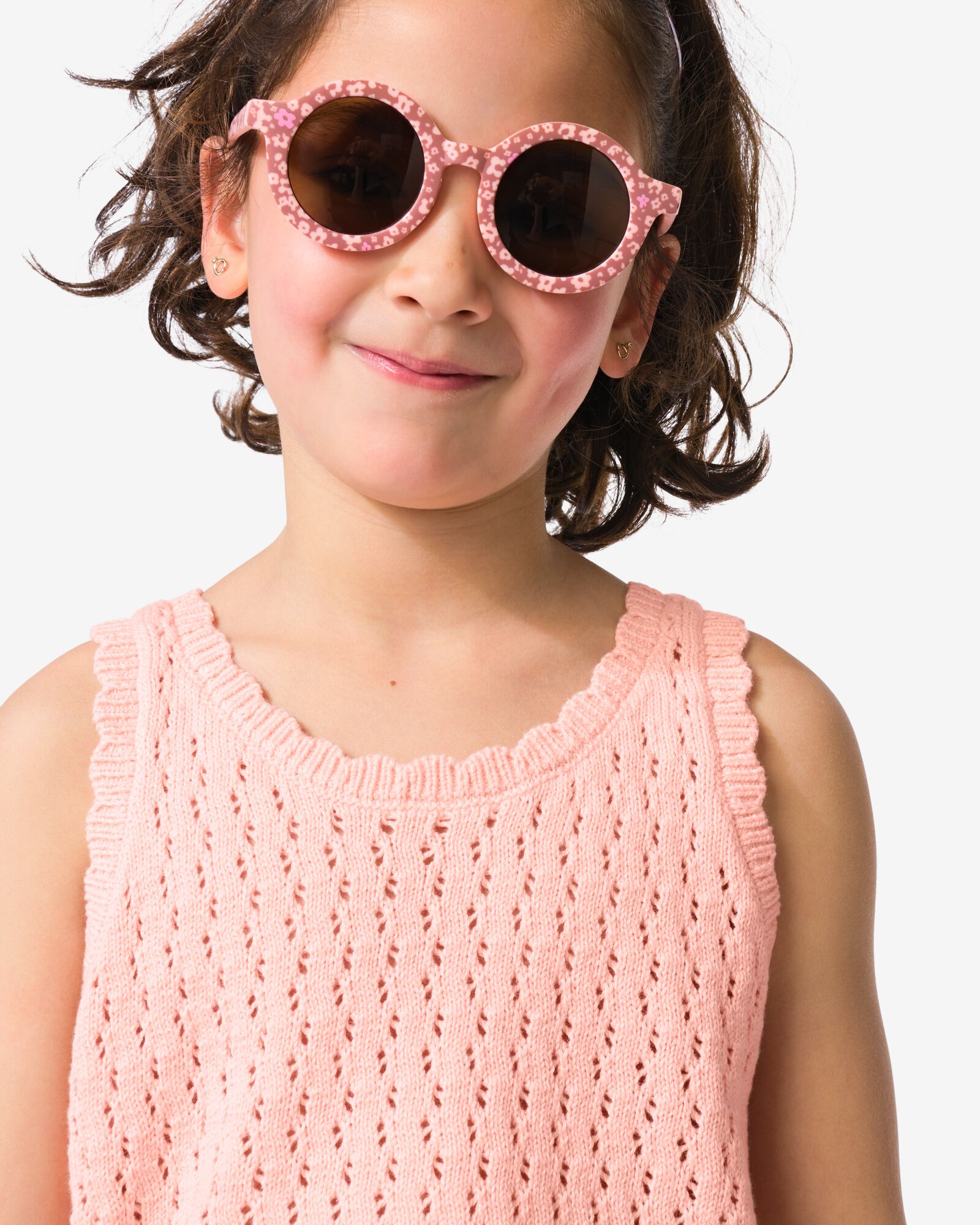 kinderkledingset ajour roze roze - 30855009PINK - HEMA