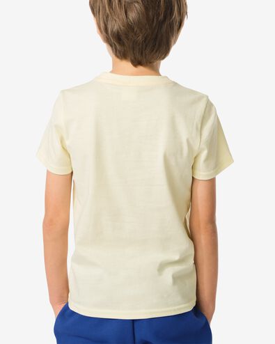 t-shirt enfant été jaune 98/104 - 30783941 - HEMA