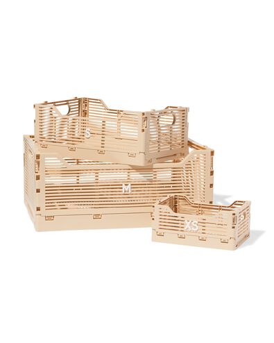klapkrat letterbord recycled M beige beige M  30 x 40 x 17 - 39800027 - HEMA