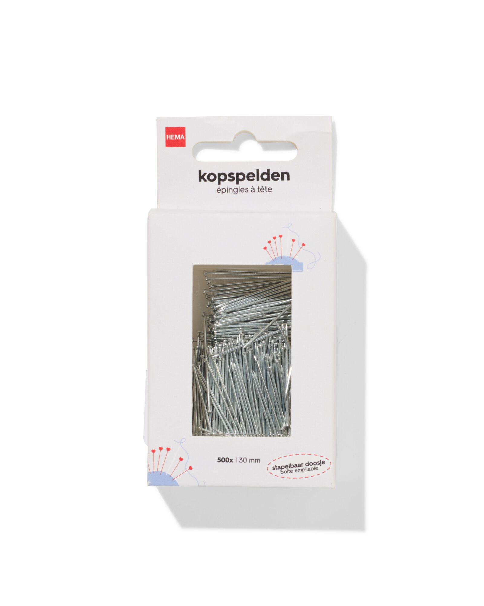 Stecknadeln aus Stahl &ndash; 500 St&uuml;ck - 1400305 - HEMA