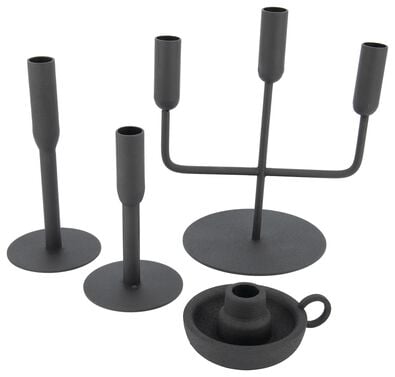 bougeoir - noir - 13320141 - HEMA