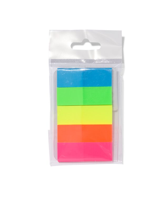 5-pak sticky bookmarks - 14170024 - HEMA