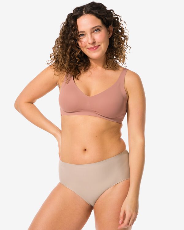 medium corrigerende slip hoge taille beige - 1000011247 - HEMA