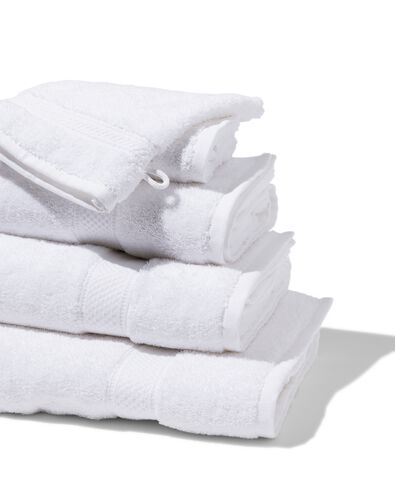 serviettes de bain - qualit&eacute; &eacute;paisse blanc petite serviette - 5202600 - HEMA