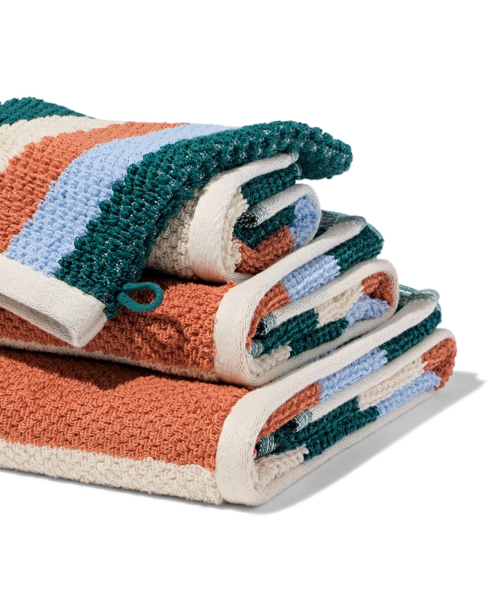 Handtuch, recycelt, Baumwolle bunt bunt - 2000000383 - HEMA