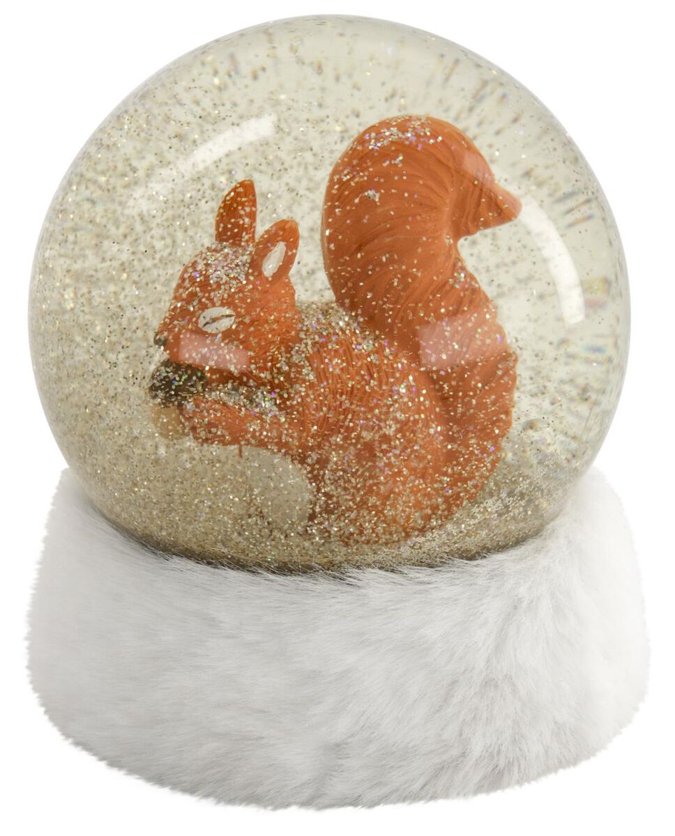 boule à neige écureuil Ø10cm - 61160049 - HEMA