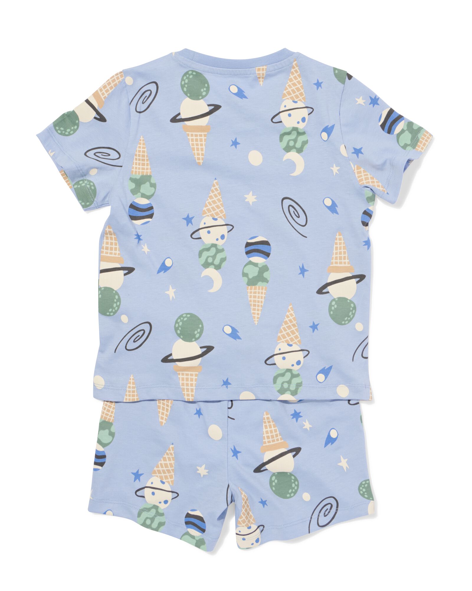 pyjacourt enfant motif glaces bleu clair bleu clair - 23004860LIGHTBLUE - HEMA