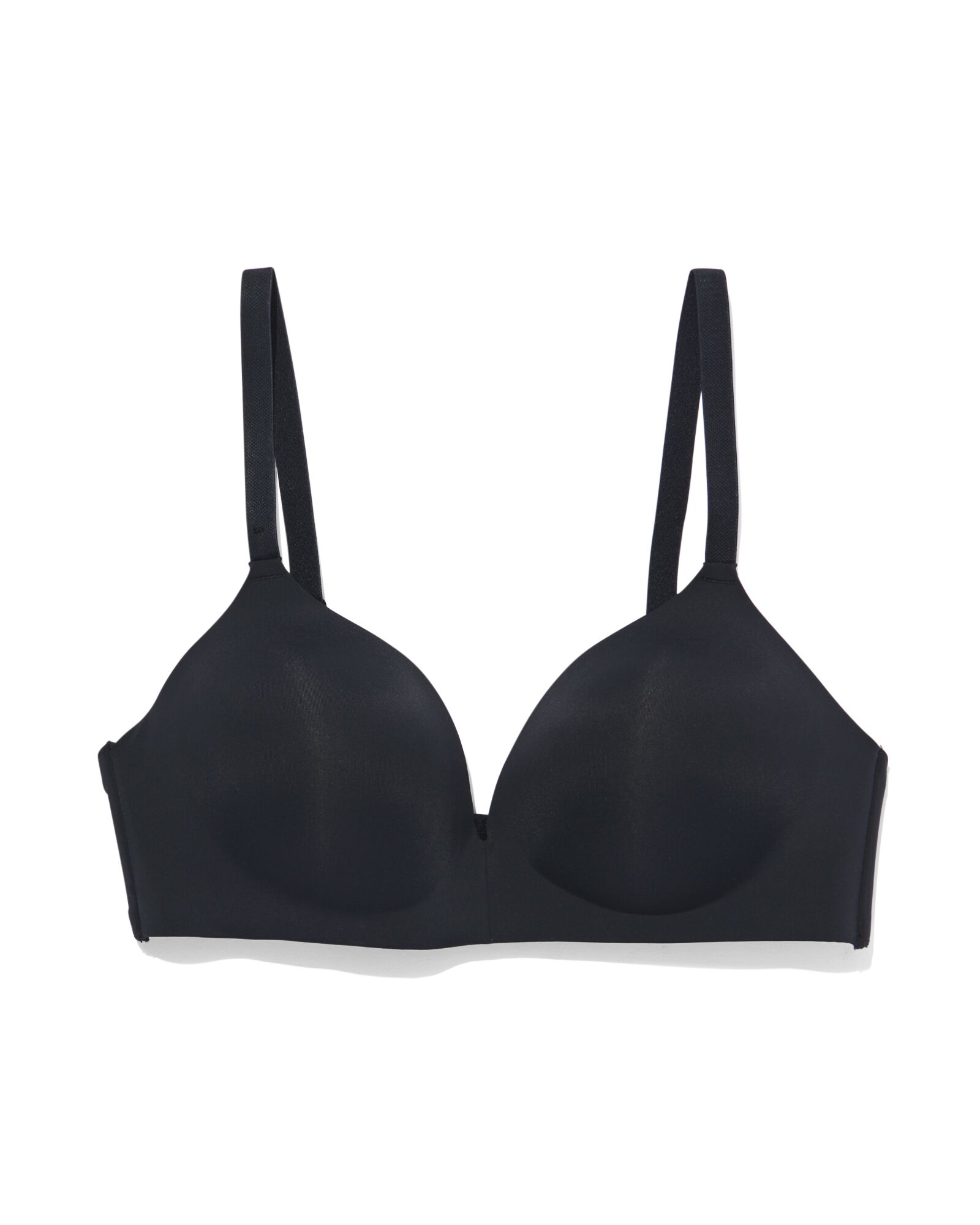 soutien-gorge pr&eacute;form&eacute; sans armatures recycl&eacute;/micro noir noir - 1000014816 - HEMA