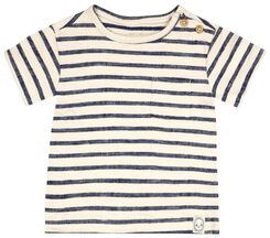 t-shirt bébé rayures bleu bleu - 1000027380 - HEMA