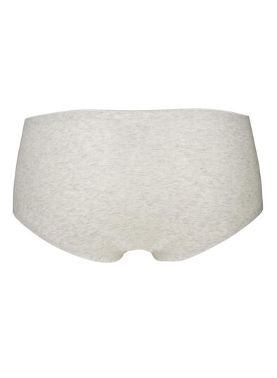 boxer sans coutures femme - real lasting cotton gris gris - 1000002222 - HEMA