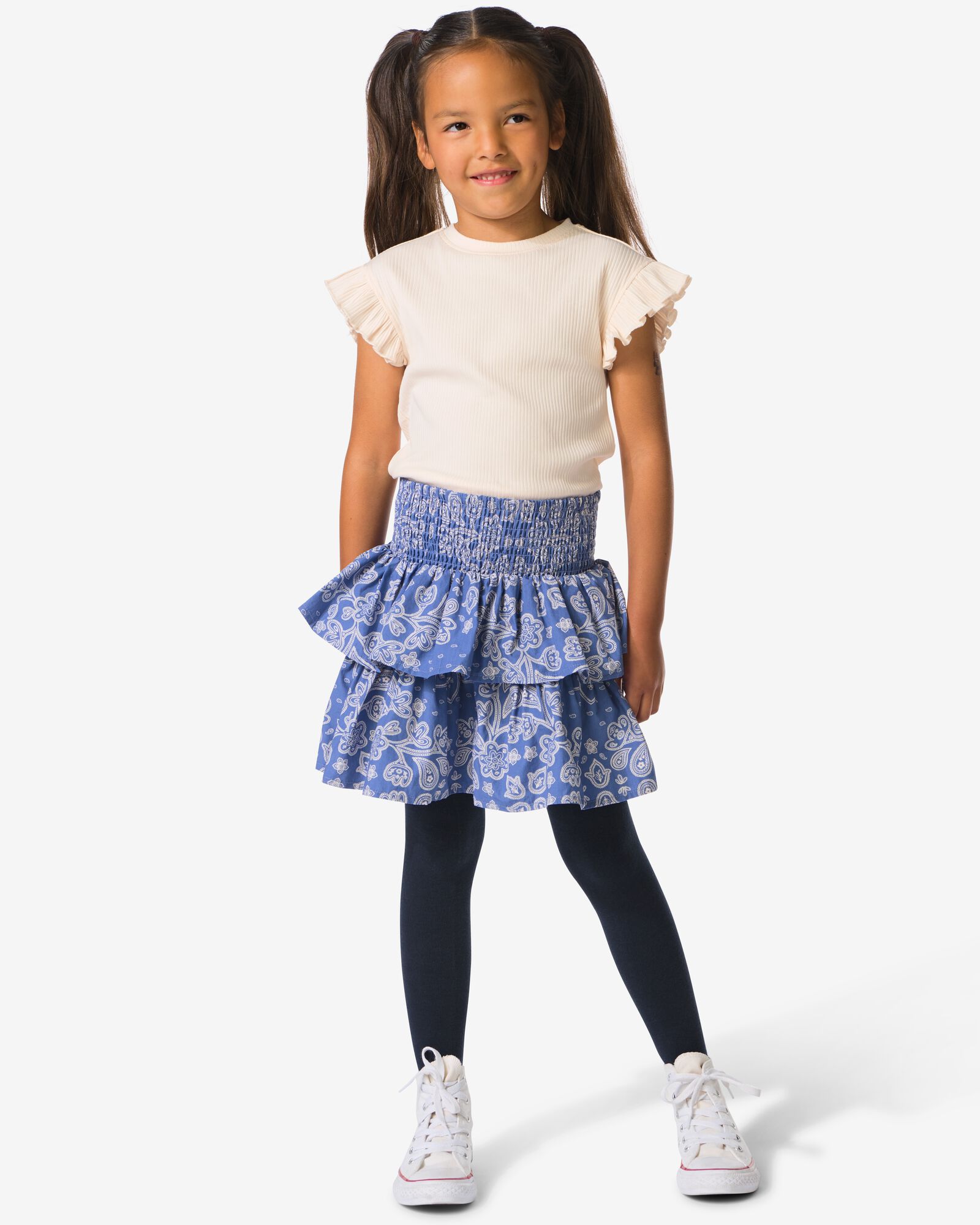 kinderrok paisley blauw blauw - 30841106BLUE - HEMA