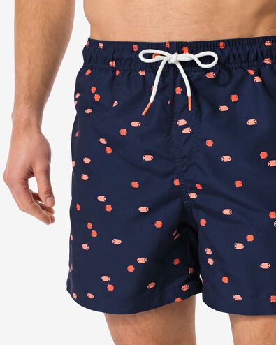 Herrenbadehose, Fische blau - 22150150BLUE - HEMA