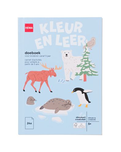 Aktivit&auml;ten-Malbuch, ab 5 Jahren - 15910214 - HEMA