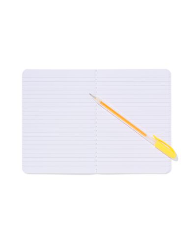 schrift A6 gelinieerd bloemen - 3 stuks - 14100220 - HEMA