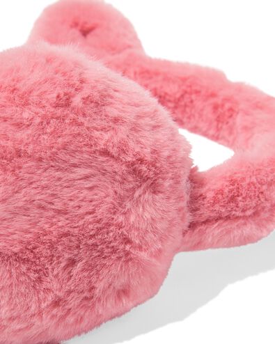 cache-oreilles enfant fausse fourrure rose - 16700259 - HEMA