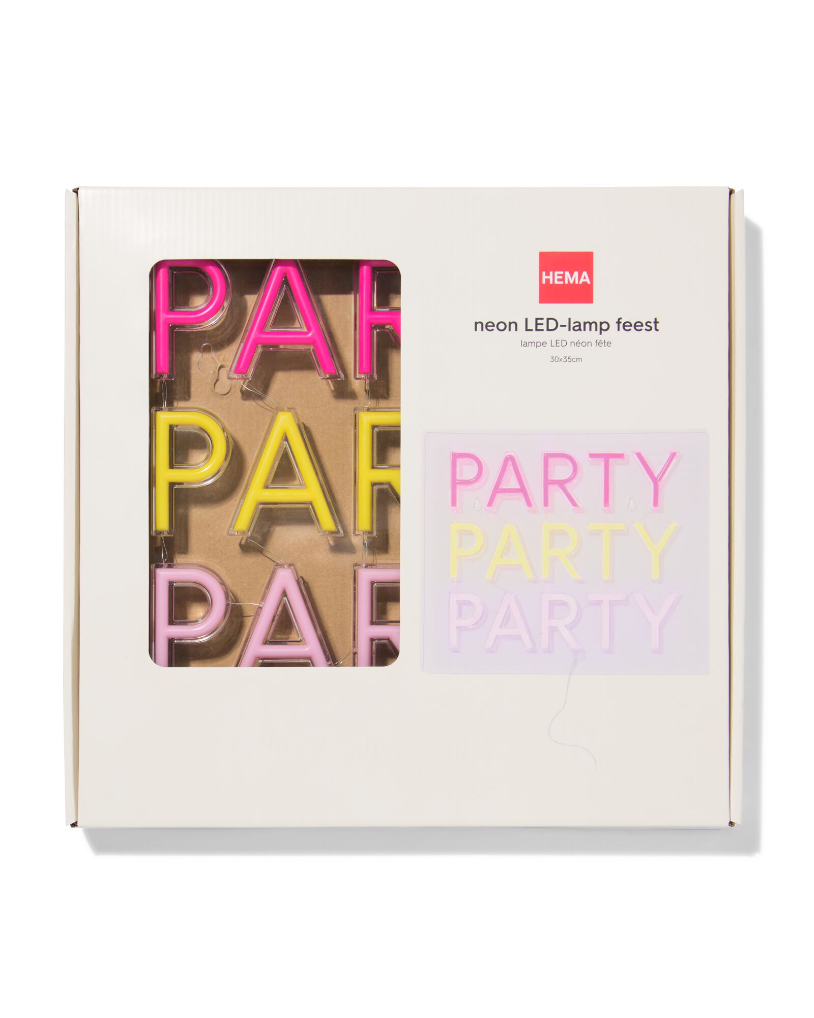 lampe led party 27,5x35,5cm - 14280388 - HEMA