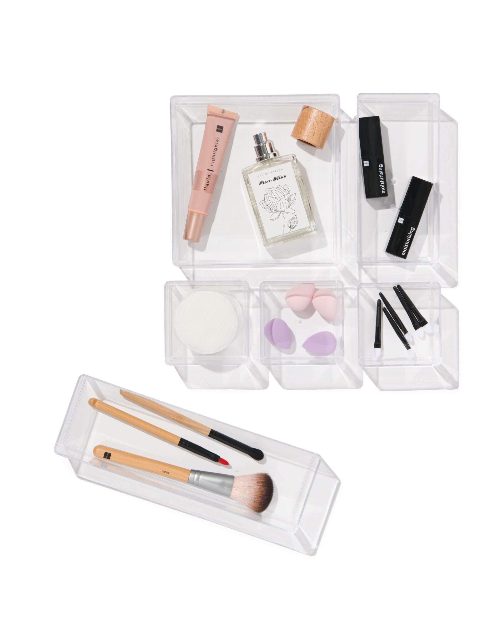 lade organizer 30x22.5x5.5 6-delig - 80322001 - HEMA