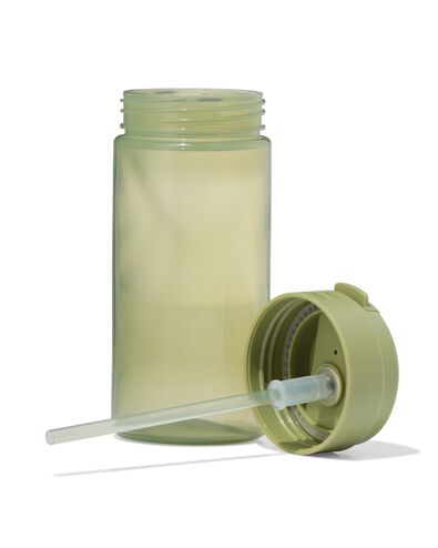 gobelet d'&eacute;cole avec paille 300 ml vert - 80650200 - HEMA