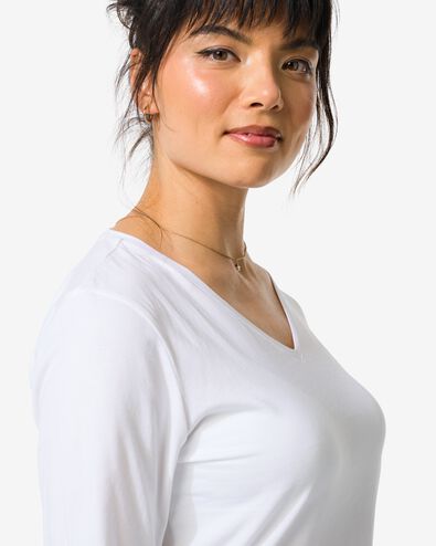 Damen-Shirt wei&szlig; wei&szlig; - 1000005403 - HEMA