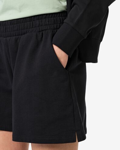 short sweat femme noir - 36020146BLACK - HEMA
