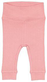 pantalon côtelé bébé avec bambou rose rose - 1000026248 - HEMA