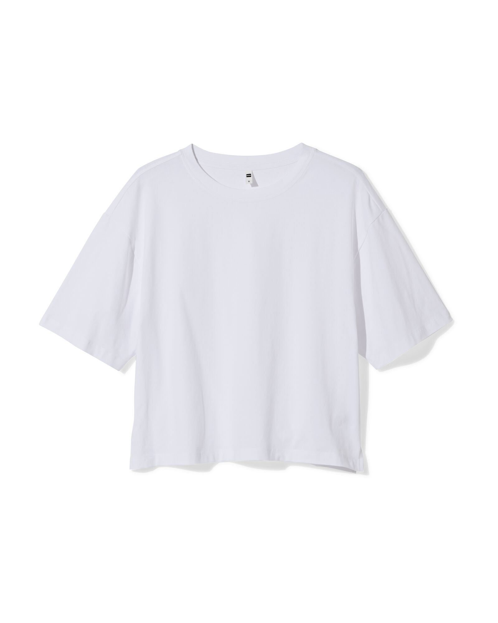 Damen-T-Shirt, Boxy Fit wei&szlig; wei&szlig; - 36090305WHITE - HEMA