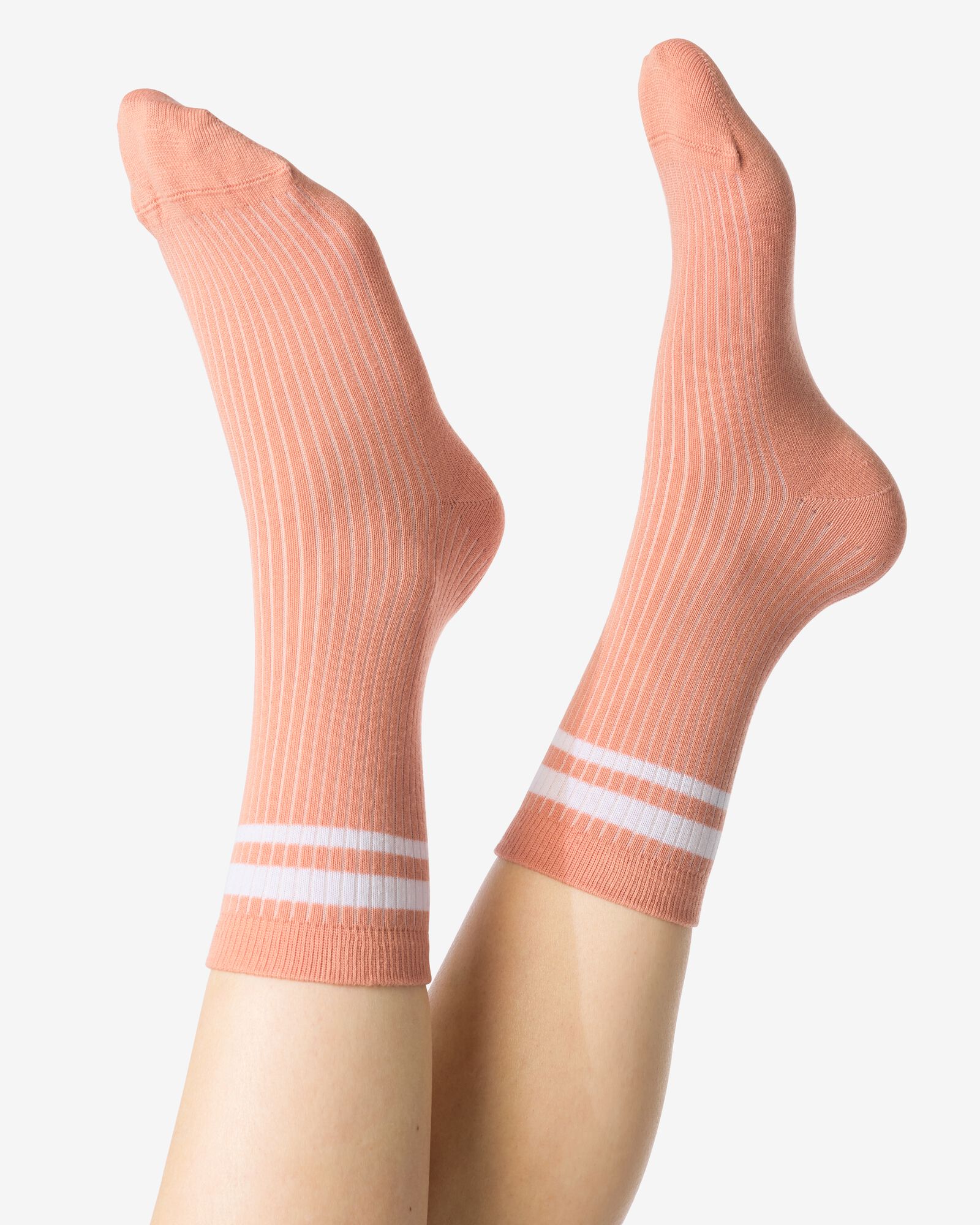 damessokken driekwart sportief - 5 paar terra terra - 4290405TERRA - HEMA