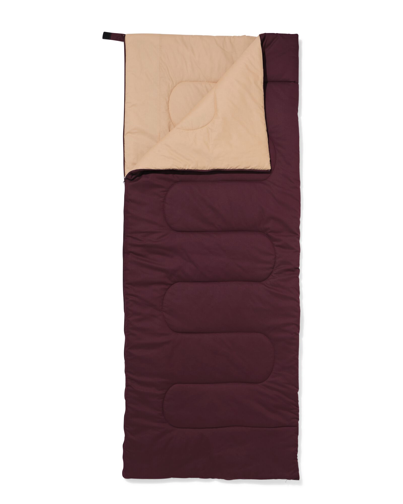 sac de couchage pour adultes 200x80cm coton rouge - 41800241 - HEMA