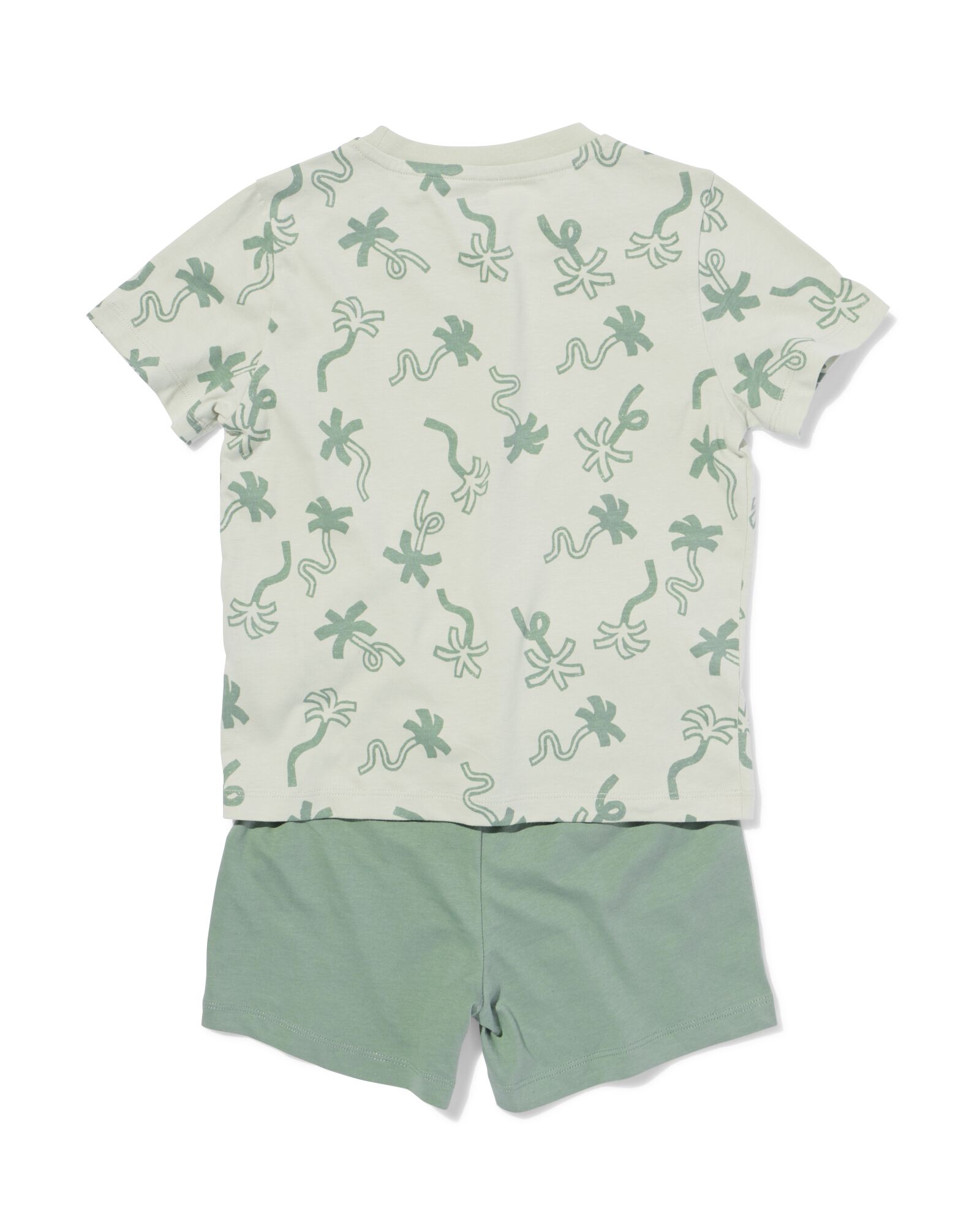 pyjacourt enfant palmiers vert vert - 23001360GREEN - HEMA