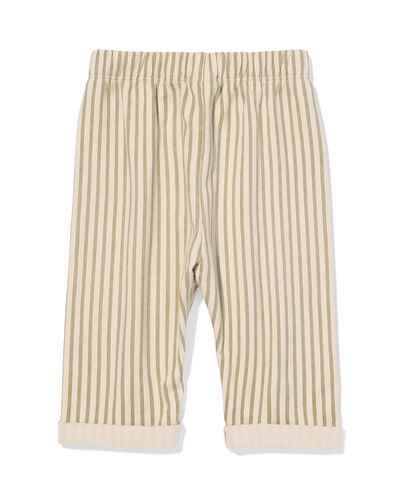 pantalon b&eacute;b&eacute; coupe confortable jersey rayures &eacute;cru &eacute;cru - 33174470ECRU - HEMA