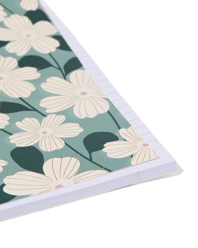 Heft, DIN A4, liniert, mit Blumen - 14100218 - HEMA