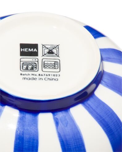 bol &Oslash;11cm - new bone blanc et bleu - vaisselle d&eacute;pareill&eacute;e - 9650009 - HEMA