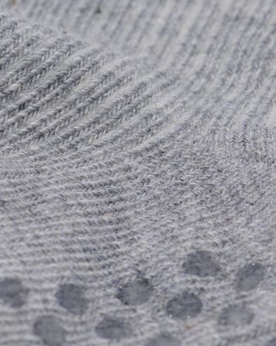 5 paires de chaussettes b&eacute;b&eacute; avec coton gris gris - 1000028755 - HEMA