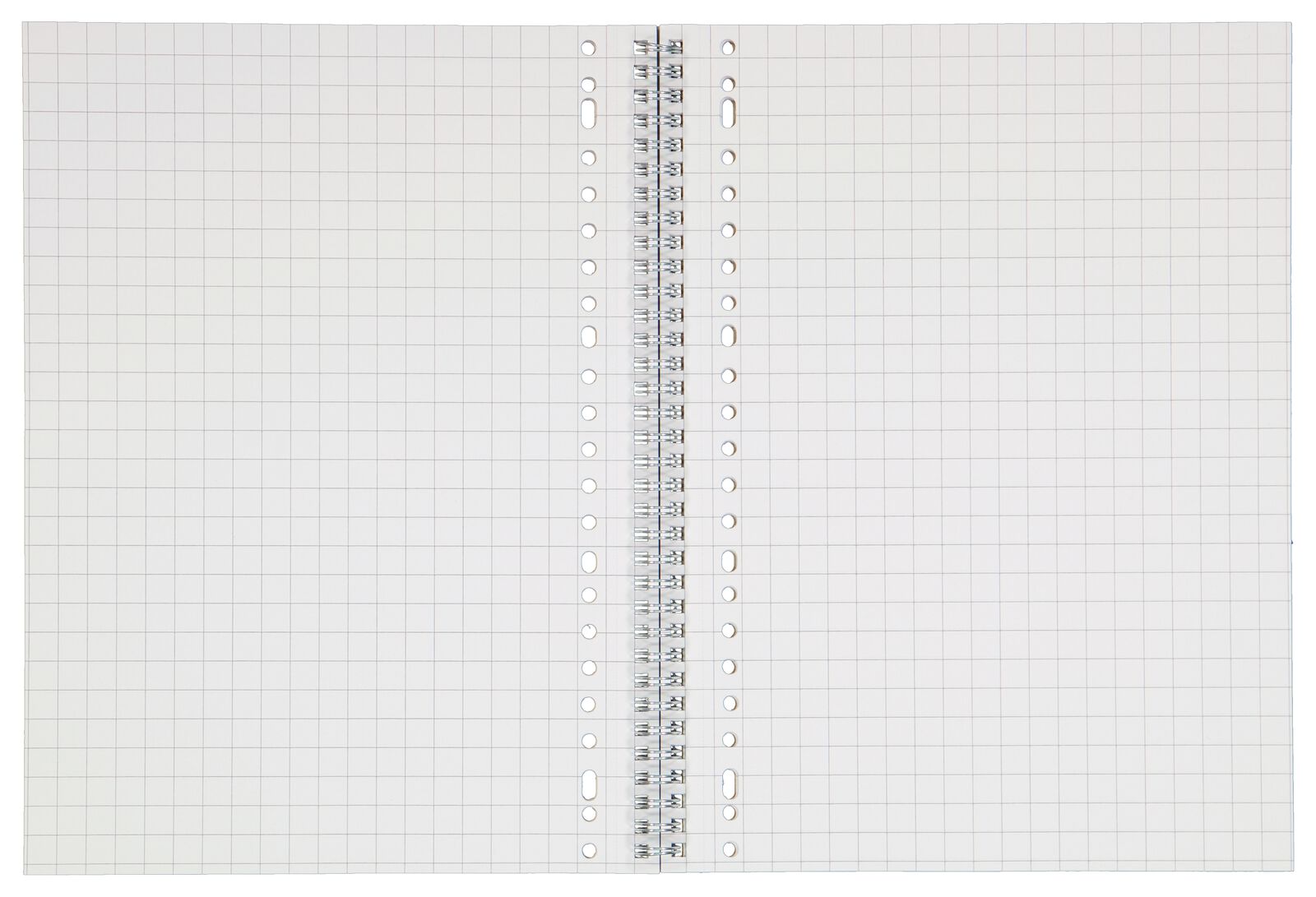 carnet &agrave; spirale - A4 - quadrill&eacute; 10x10mm kraft - 14102926 - HEMA