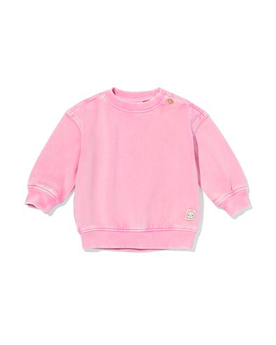 pull b&eacute;b&eacute; tissu sweat  rose rose - 33057270PINK - HEMA
