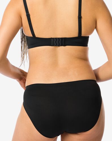 damesslip second skin micro zwart - 1000027816 - HEMA