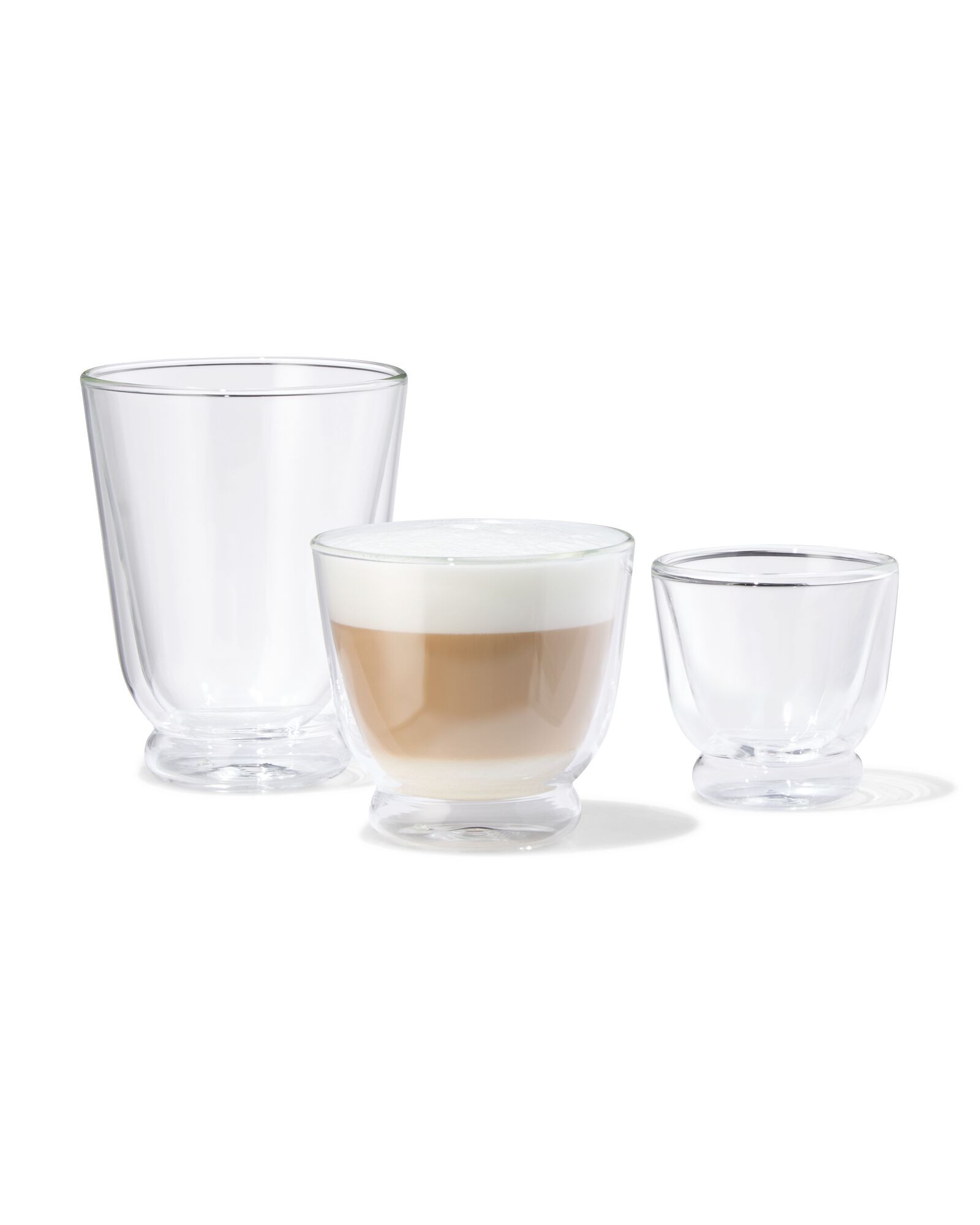 mug espresso 100 ml verre borosilicate double paroi empilable - 80660345 - HEMA