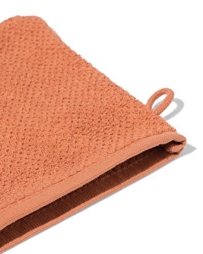 tweedekans washand 16x21cm recycled katoen terra - 5200245 - HEMA