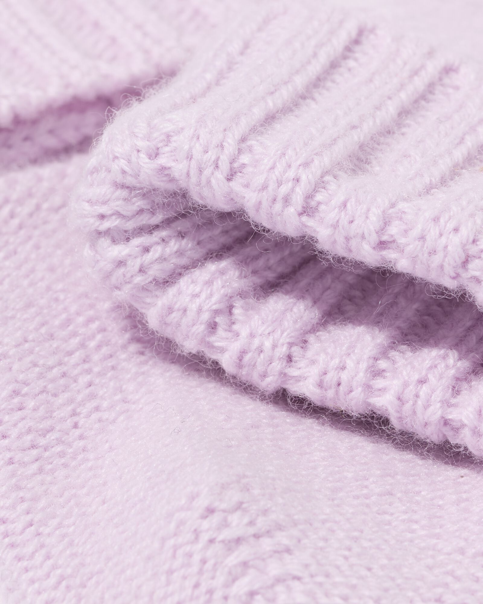 Babysocken, aus Wolle gestrickt, nahtlos lila lila - 4731140LILAC - HEMA