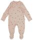 newborn jumpsuit met bamboe roze roze - 1000017638 - HEMA