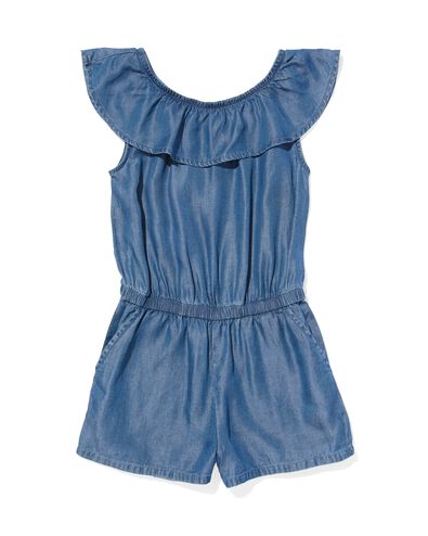 Kinder-Jumpsuit, schulterfrei blau blau - 30853906BLUE - HEMA