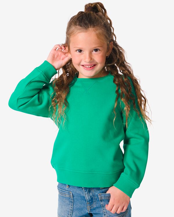 Kinder-Sweatshirt grün grün - 30835909GREEN - HEMA
