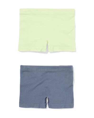 Kinder-Boxershorts nahtlos gerippt - 2 St&uuml;ck limettengr&uuml;n - 19317370LIME - HEMA
