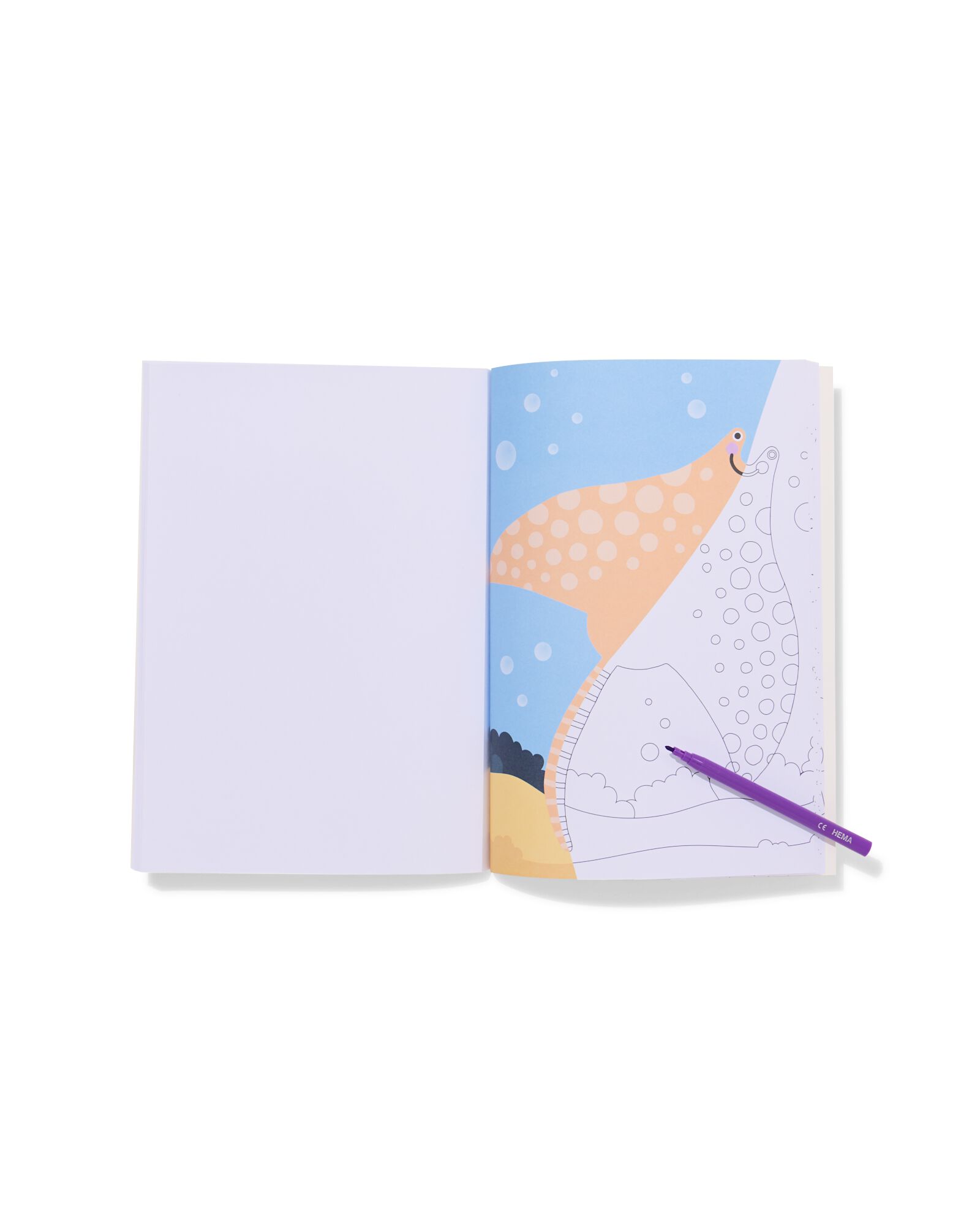 livre de coloriage image miroir 19x27cm - 15900471 - HEMA