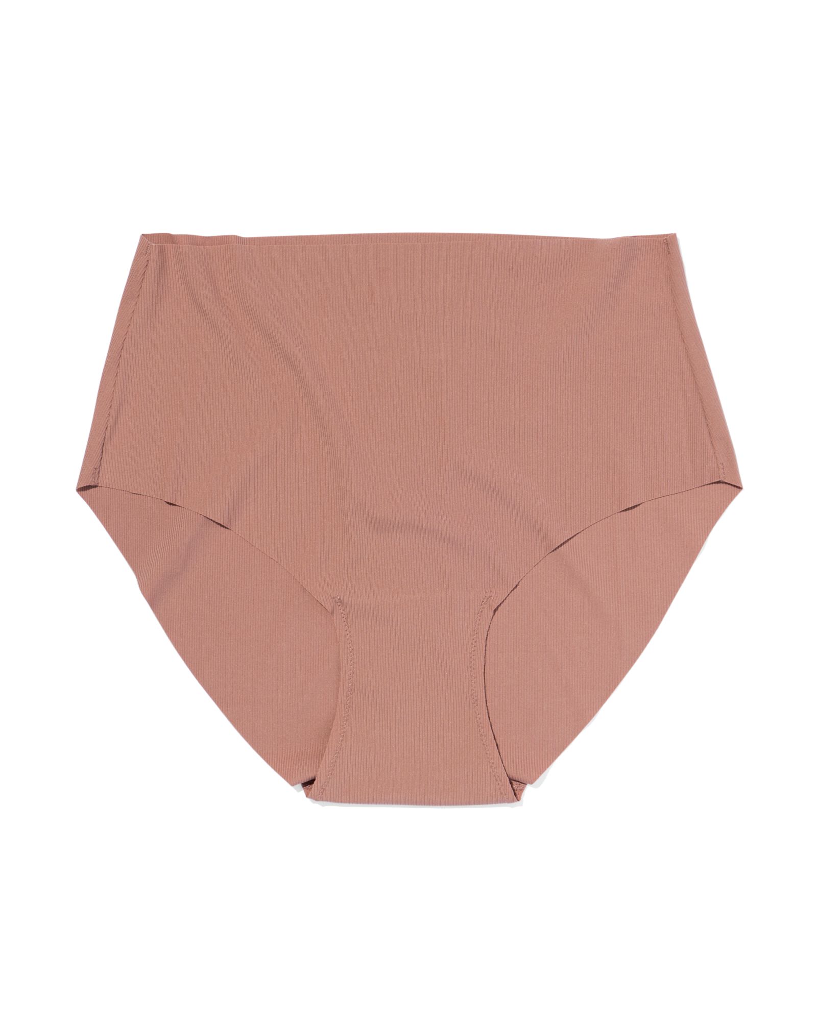 dames tailleslip micro rib ultimate comfort lichtbruin - 19640675LIGHTBROWN - HEMA