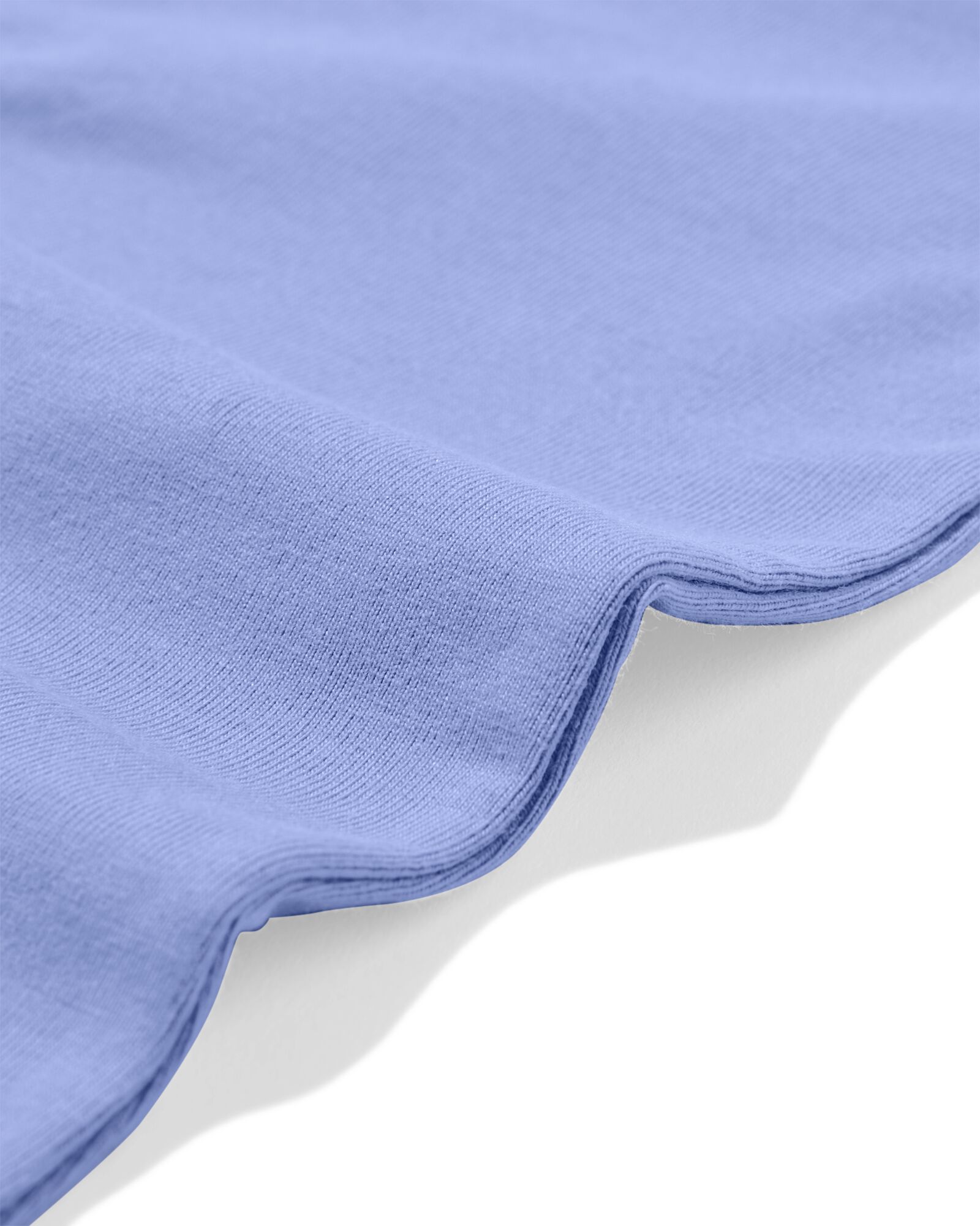 d&eacute;bardeur femme &agrave; bretelles spaghetti coton confort parfait bleu bleu - 19611444BLUE - HEMA