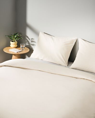 Bettbezug 240x200/220 cm weiche Baumwolle, Beige - 5750081 - HEMA
